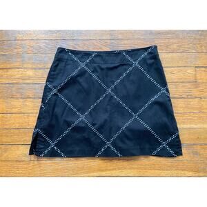IZOD Golf Classix Black Stretch Skort sz 4